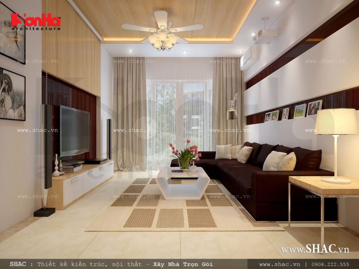 Không gian phòng khách hiện đại