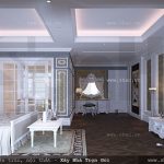 Không gian phòng ngủ kiểu Pháp