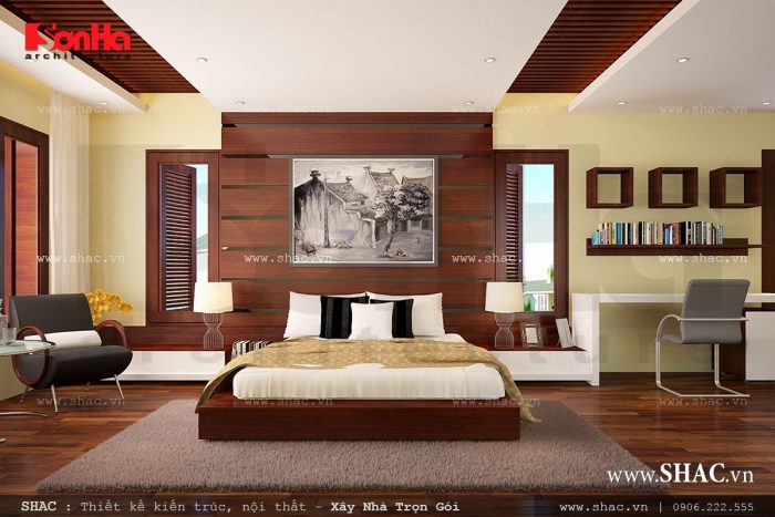 Không gian phòng ngủ thoáng đãng