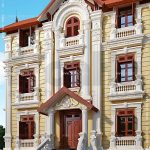 Mẫu biệt thự kiểu kiến trúc Pháp