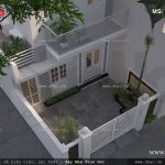 Nhà ống 2 tầng hiện đại