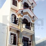 Thiết kế kiến trúc nhà ống 4 tầng