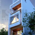 Nhà ống 5 tầng phong cách hiện đại