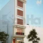 Nhà ống 5 tầng kiểu Pháp