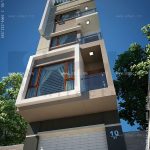 Thiết kế kiến trúc nhà ống hiện đại