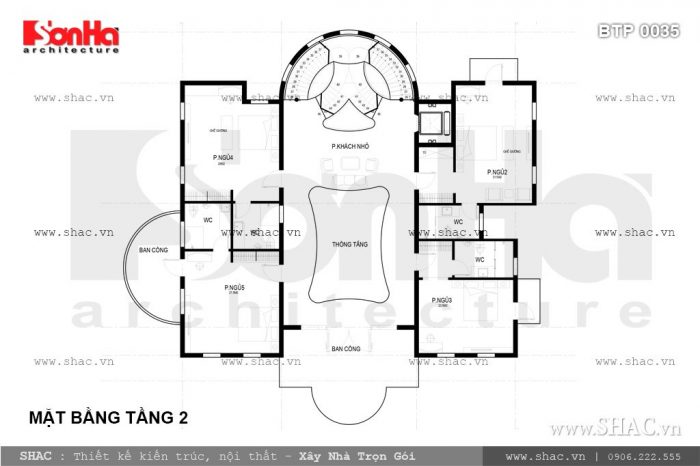 Mặt bằng tầng 2