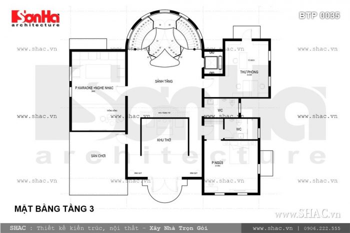 Mặt bằng tầng 3