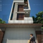 Nhà ống hiện đại 4 tầng diện tích 100m2