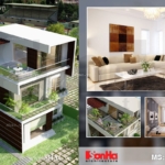 Thiết kế mẫu nhà ống bán biệt thự hiện đại 3 tầng