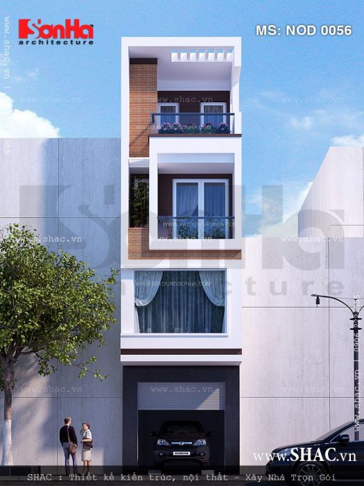 Thiết kế nhà ống hiện đại đẹp