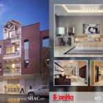 Nhà ống phong cách hiện đại 4 tầng