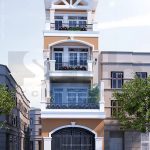 Nhà lô phố 4 tầng hiện đại diện tích 90m2