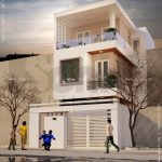 Mẫu nhà lô phố hiện đại 3 tầng đẹp