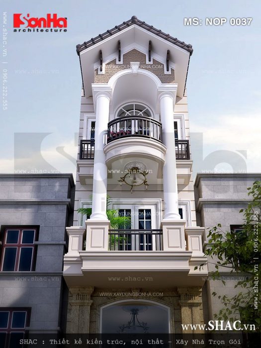 Mẫu nhà lô phố kiểu Pháp