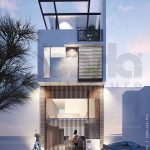 Mẫu nhà ống 3,5 tầng thiết kế theo kiểu kiến trúc hiện đại