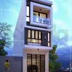 Mẫu nhà ống hiện đại 3 tầng đẹp