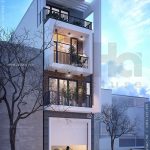 Mẫu nhà ống 4 tầng hiện đại