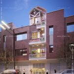 Thiết kế nhà ống 4 tầng phong cách hiện đại