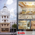 Mẫu nhà ống bán biệt thự kiểu Pháp 5 tầng