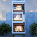 Nhà ống 5 tầng hiện đại