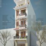 Mẫu nhà ống 5 tầng hiện đại