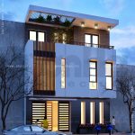 Thiết kế nhà lô 3 tầng kiểu hiện đại