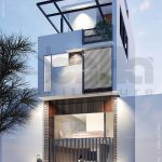 Thiết kế nhà ống hiện đại 3,5 tầng