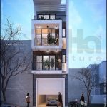 Nhà ống hiện đại 4 tầng