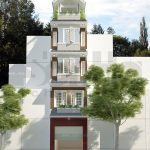 Nhà ống hiện đại 5 tầng