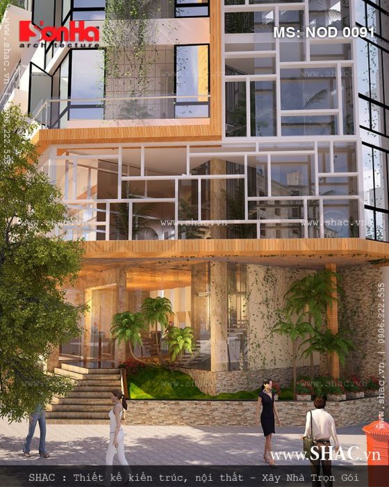 Kiến trúc nhà ống hiện đại đẹp