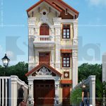 Mẫu nhà ống kiến trúc Pháp 3 tầng
