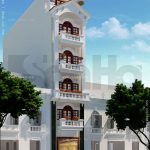 Mẫu nhà ống kiến trúc Pháp 6 tầng