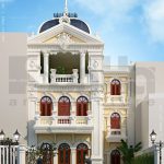 Nhà ống kiểu Pháp 3 tầng bán biệt thự