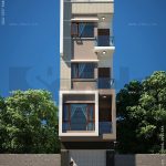 Mẫu nhà ống hiện đại 5 tầng đẹp