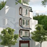 Mẫu phố 5 tầng phong cách hiện đại