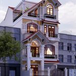 Mẫu nhà ống Pháp 4 tầng