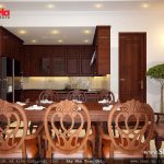 Thiết kế mẫu nội thất gỗ cho phòng ăn đẹp