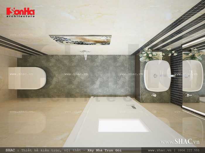 Phòng WC tiện nghi và sang trọng