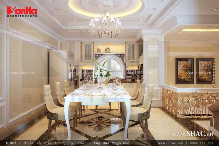 Nội thất phòng ăn cao cấp