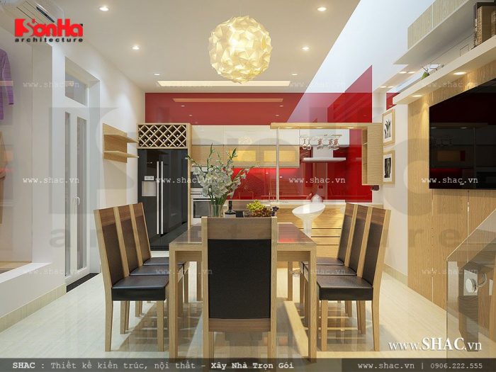 Phòng ăn đơn giản