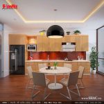 Nội thất phòng ăn gọn gàng