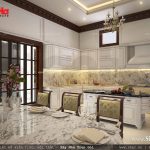 Thiết kế nội thất phòng bếp sang trọng