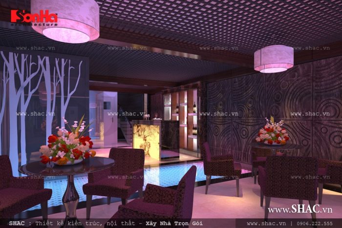 Phòng cafe tầng lửng