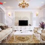 Nội thất phòng khách Pháp cổ điển