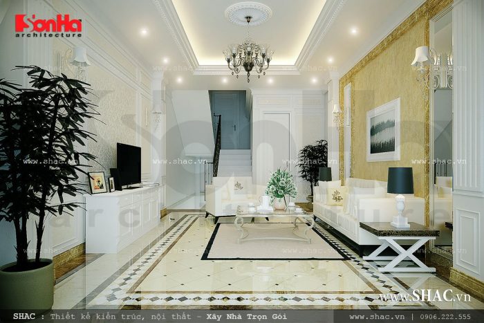 Phòng khách đơn giản