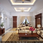 Nội thất phòng khách theo phong cách cổ điển