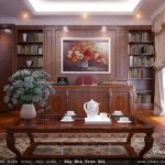 Mẫu nội thất phòng làm việc sang trọng