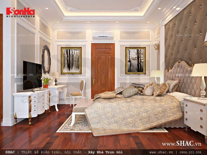 Mẫu phòng ngủ cổ điển đẹp