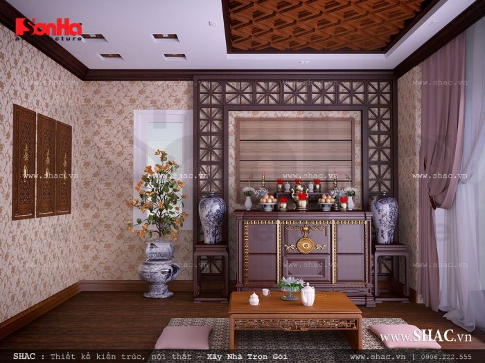 Nội thất phòng thờ đẹp