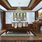 Mẫu nội thất phòng thờ truyền thống